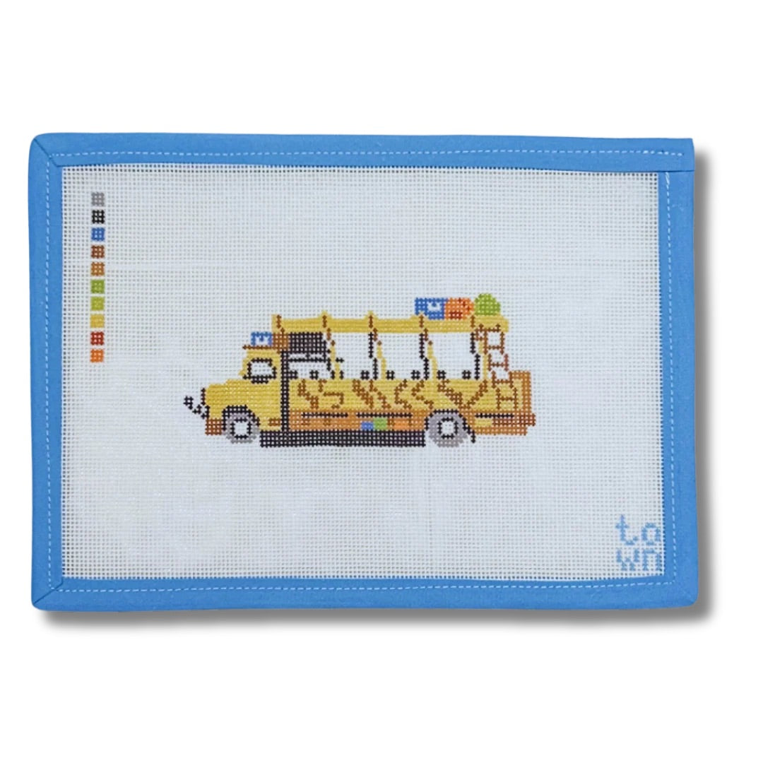 Safari Ride, October Trunk Show-Needlepoint Canvas-Town Stitch-The Pepper Pot Barrington, IL