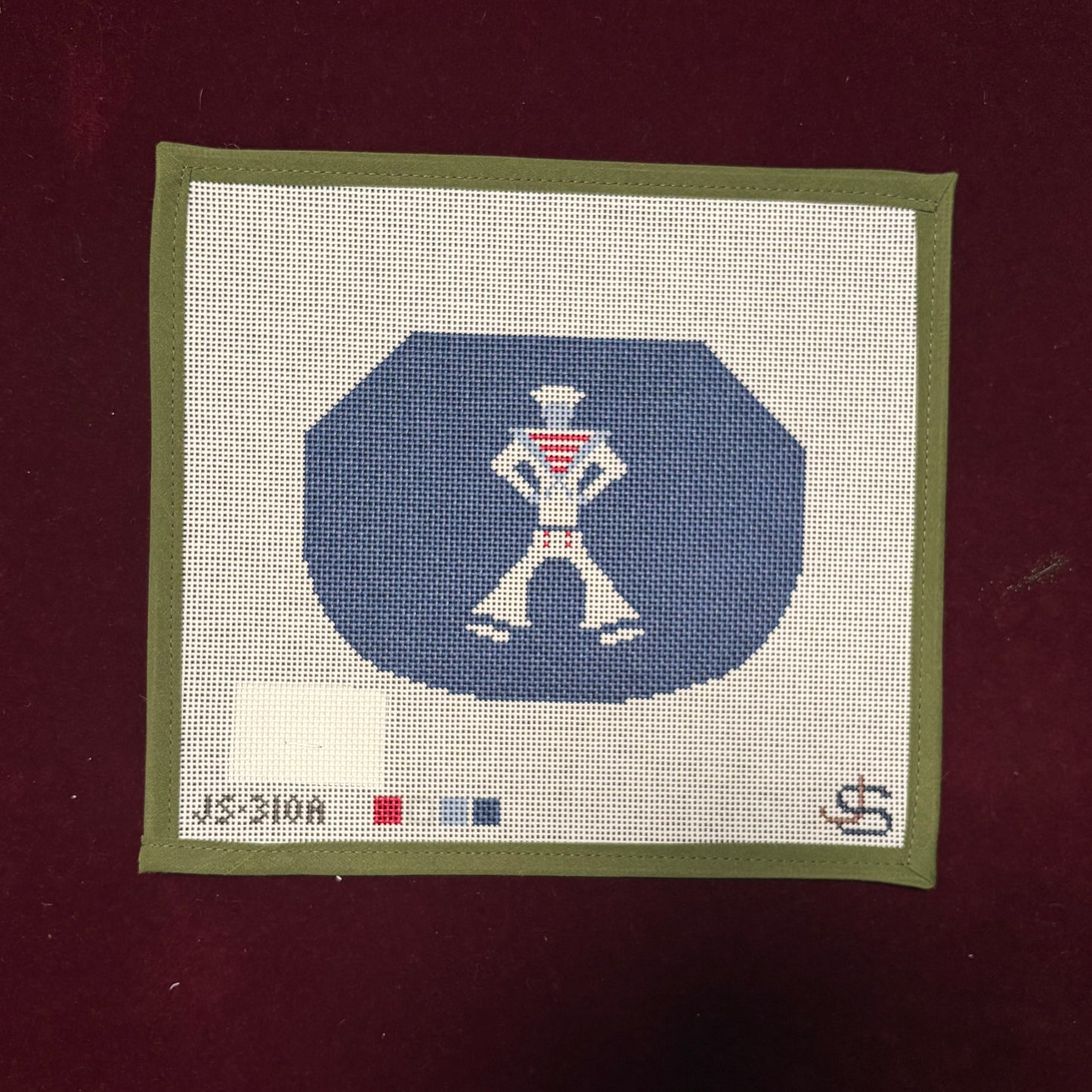 Sailor Kiss Lock Bag-Canvas-Jeni Sandberg-The Pepper Pot