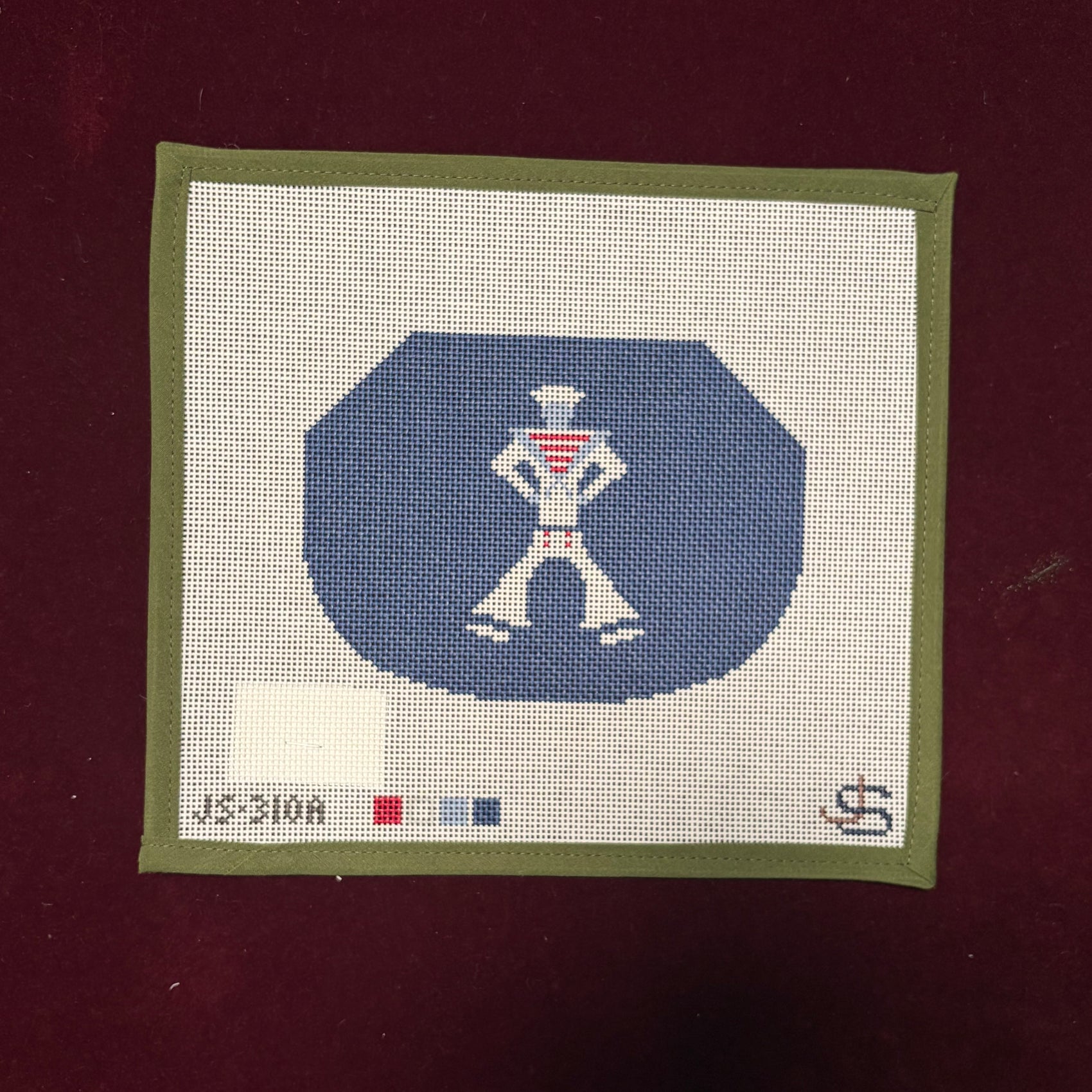 Sailor Kiss Lock Bag-Canvas-Jeni Sandberg-The Pepper Pot