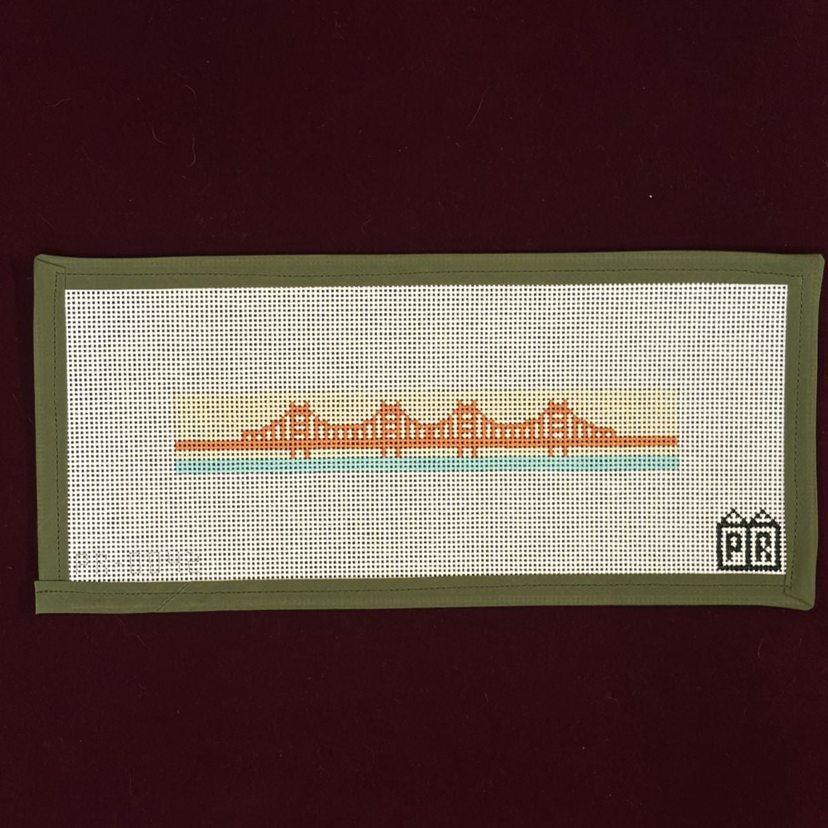 San Francisco Keychain-Canvas-Postcard Row-The Pepper Pot