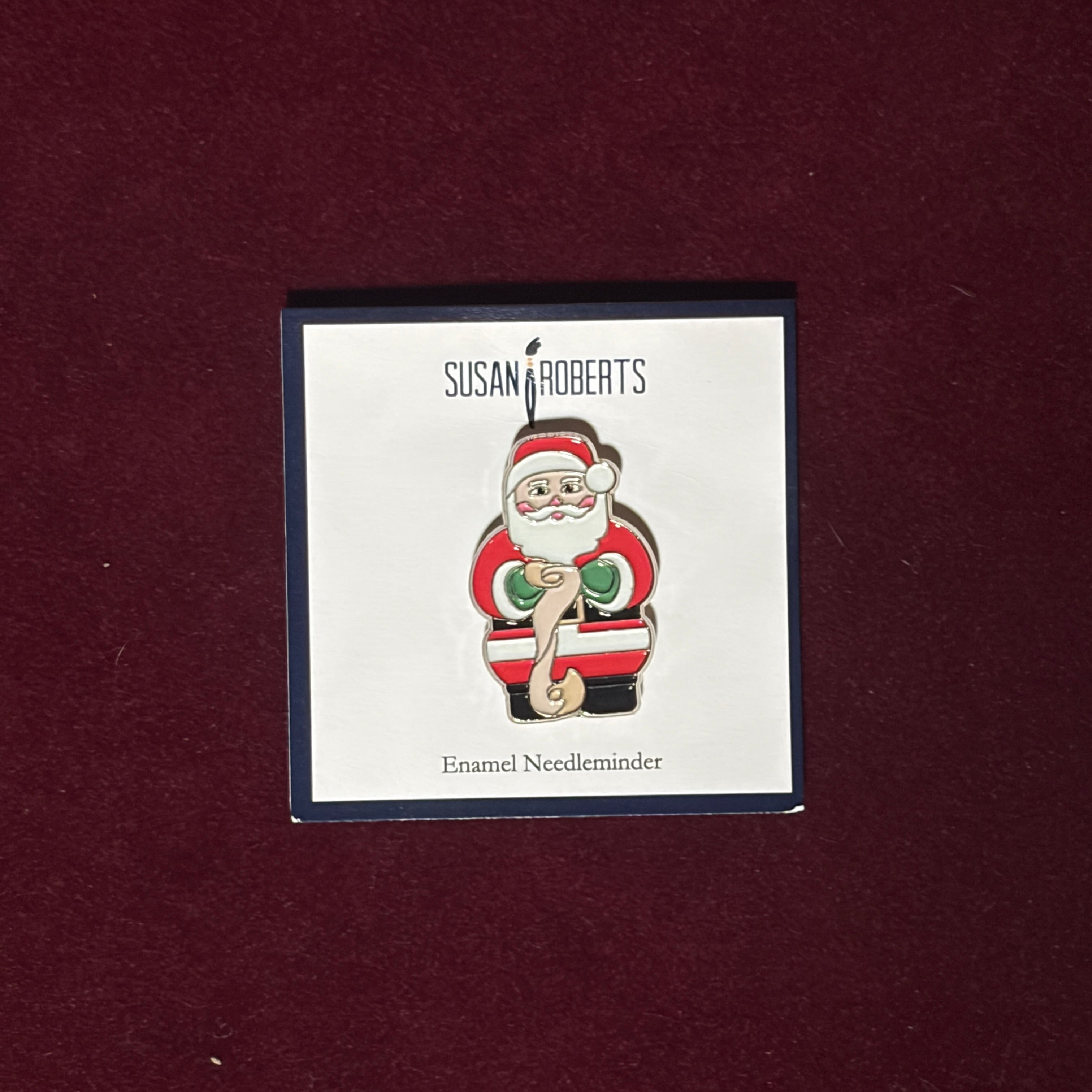 Santa List Needleminder-Needle Minder-Susan Roberts Needlepoint-The Pepper Pot