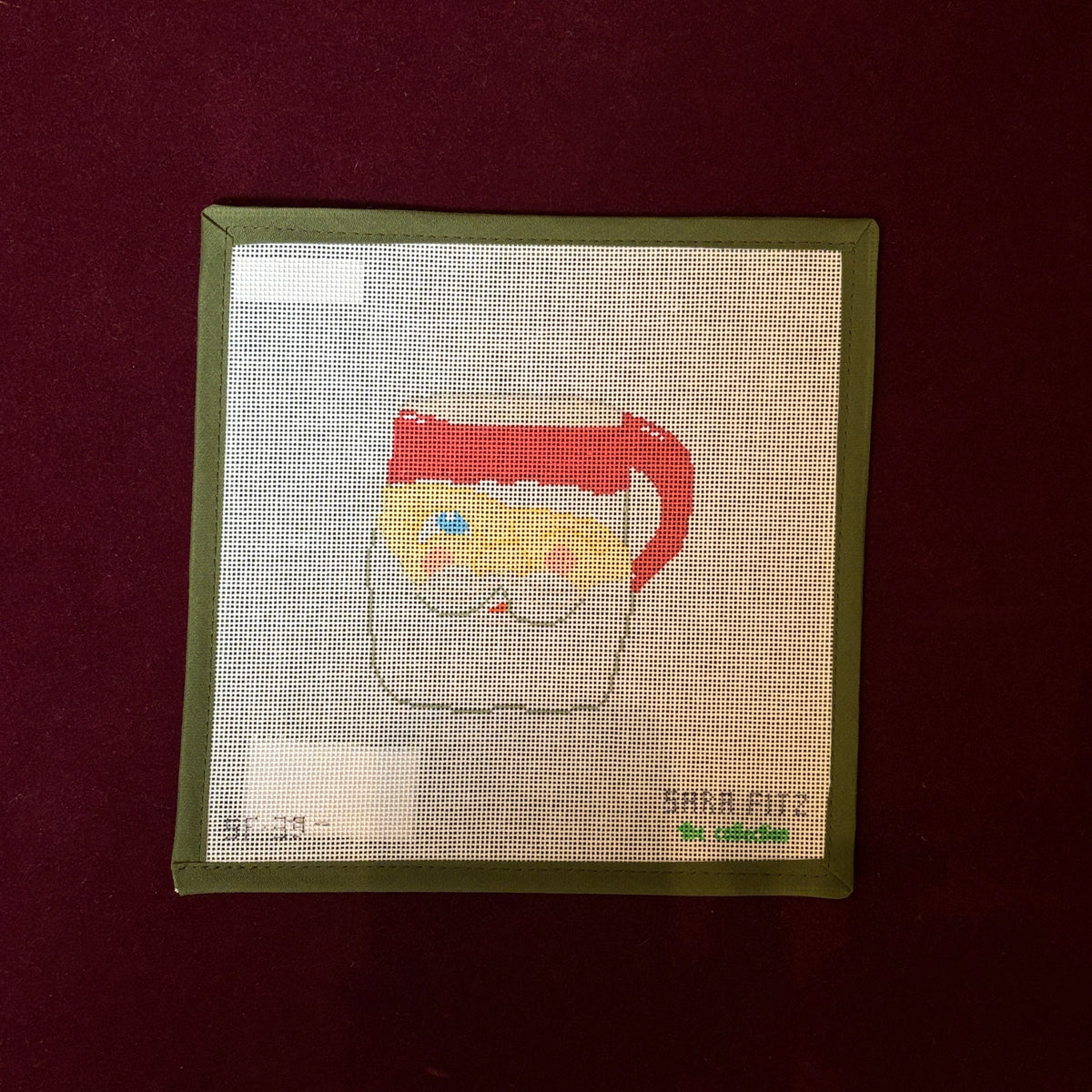 Santa Mug-Needlepoint Canvas-The Collection Designs-The Pepper Pot Barrington, IL