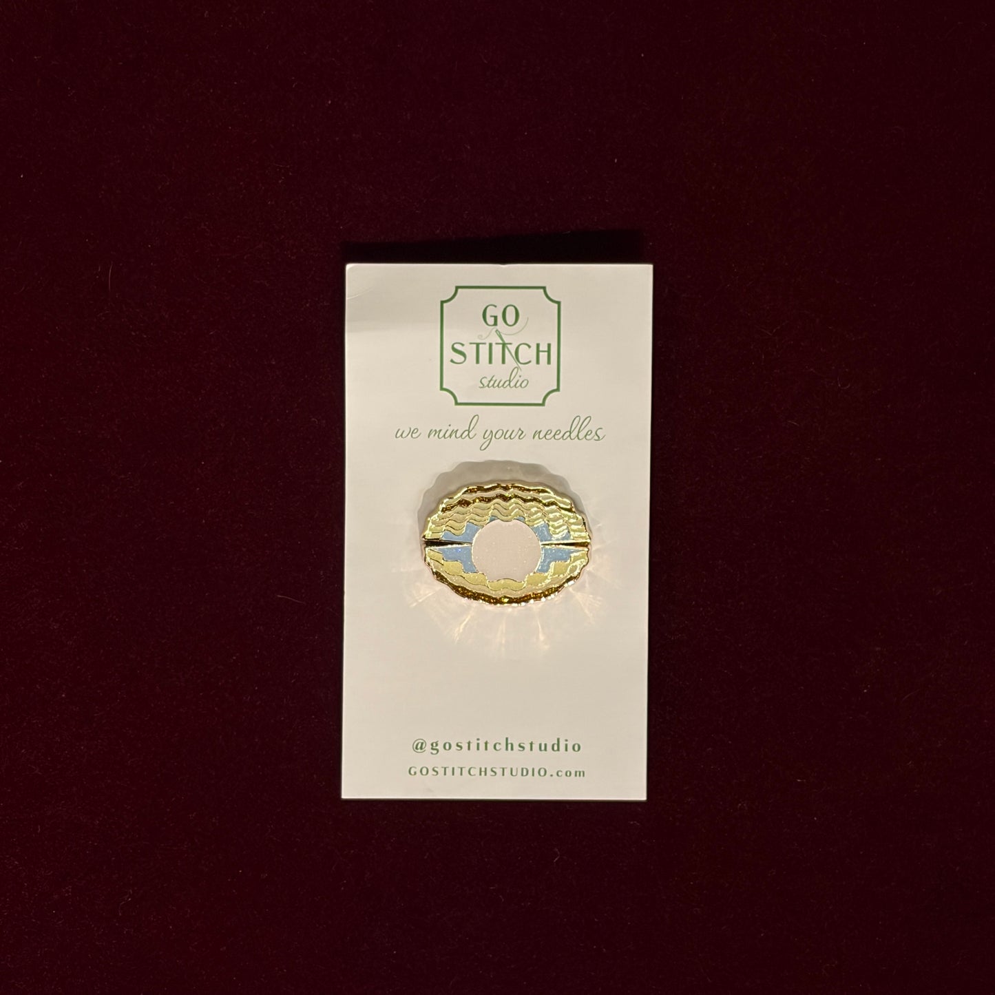 Scallop Pearl Needle Minder-Needle Minder-Go Stitch Studio-The Pepper Pot