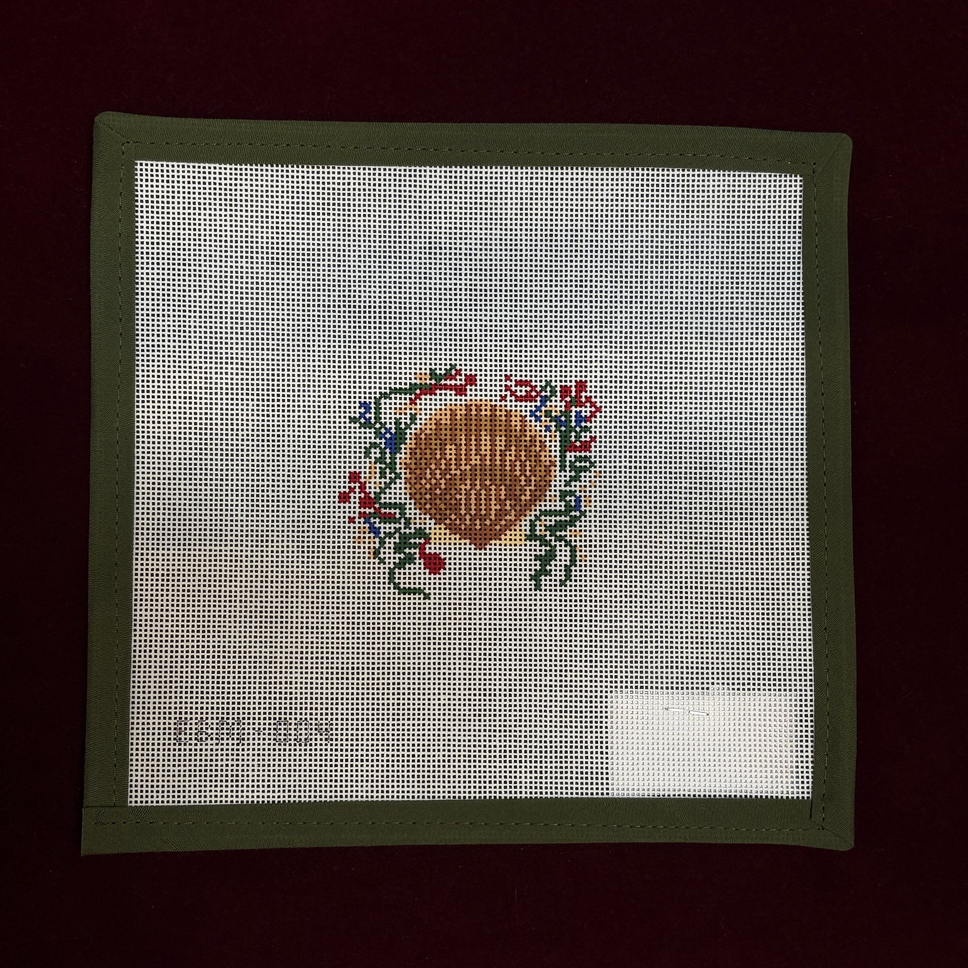 Scallop Shell-Needlepoint Canvas-Corn & Cod Designs-The Pepper Pot Barrington, IL