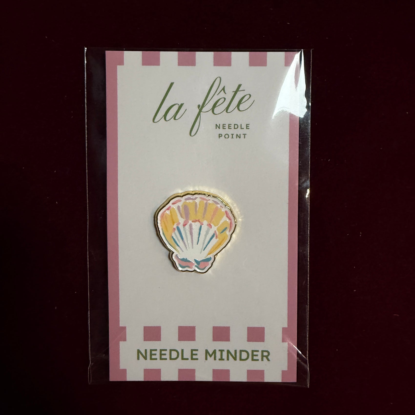 Seashell Needle Minder-Needle Minder-La Fete-Magnetic Needle Minder-The Pepper Pot-Barrington IL