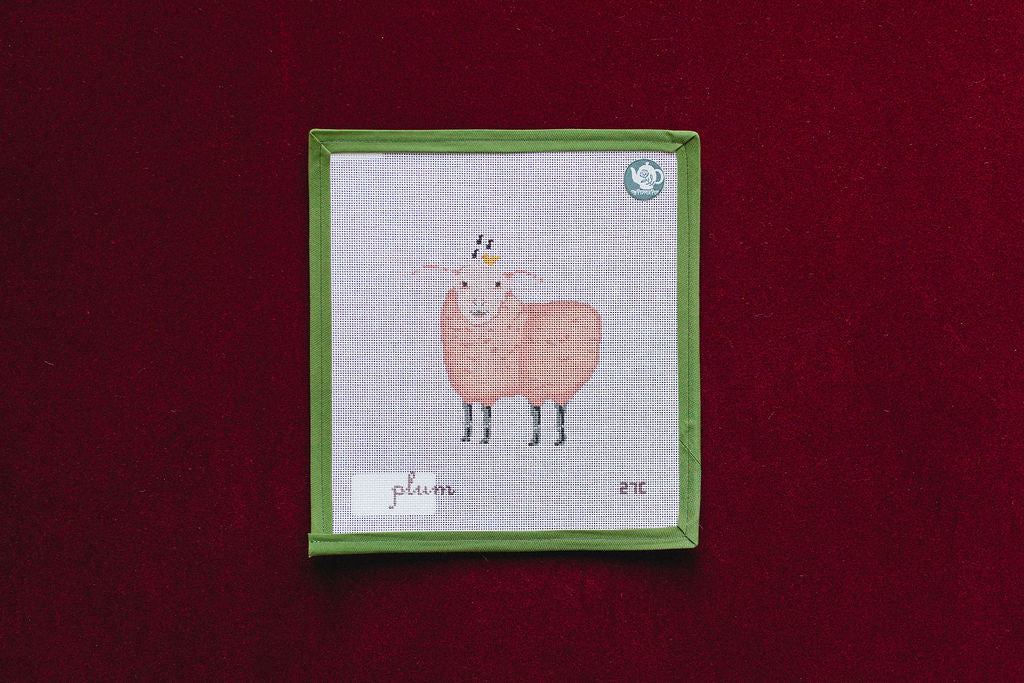 Sheep-Canvas-Plum Stitchery-The Pepper Pot