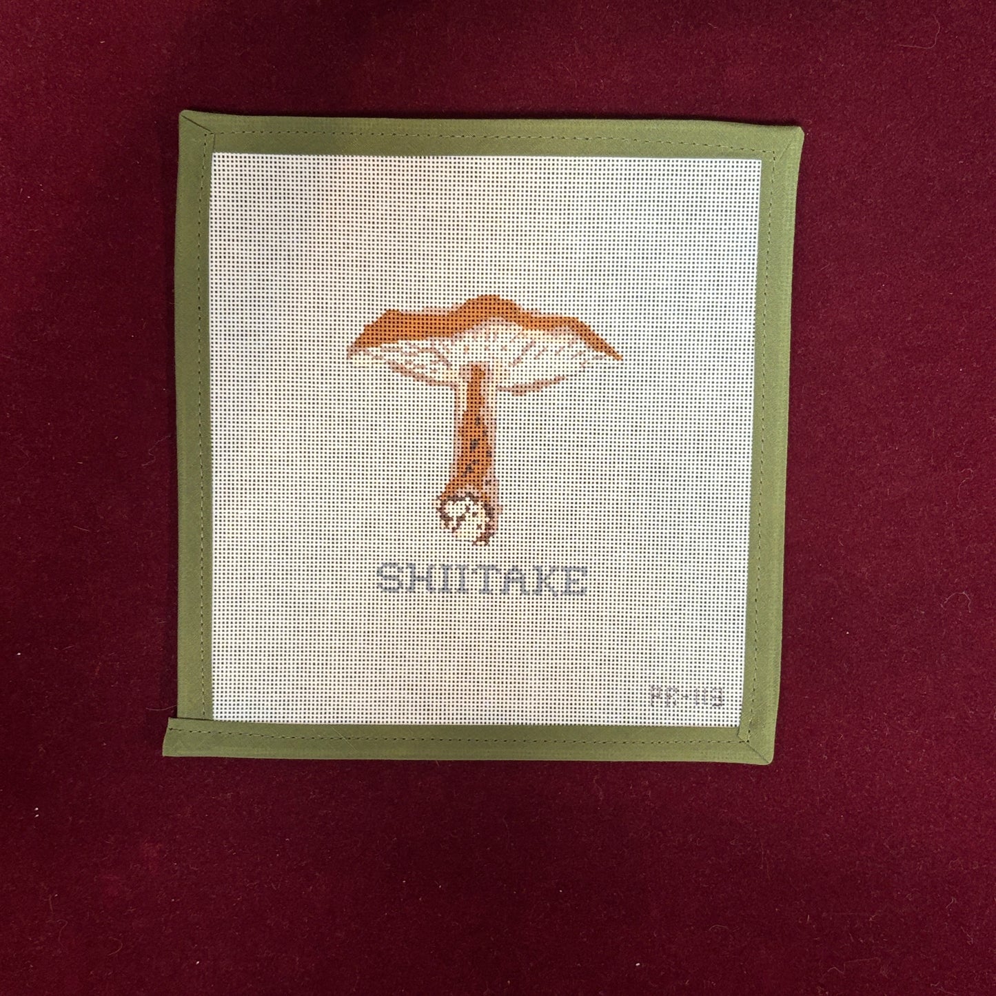 Shitake Mushroom-Needlepoint Canvas-Stitch Tent-The Pepper Pot Barrington, IL