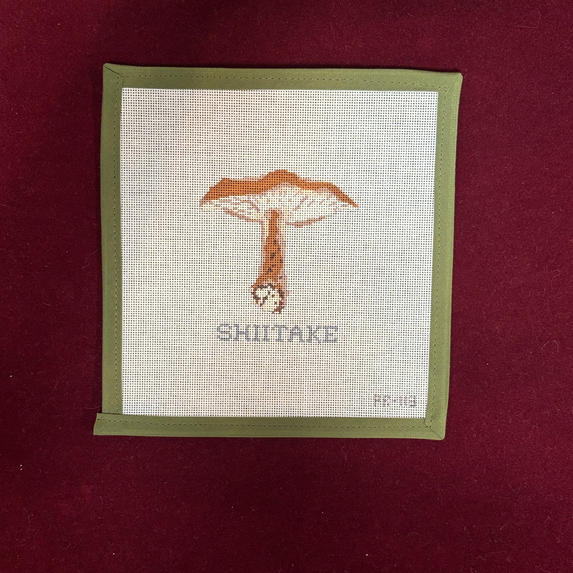 Shitake Mushroom-Needlepoint Canvas-Stitch Tent-The Pepper Pot Barrington, IL