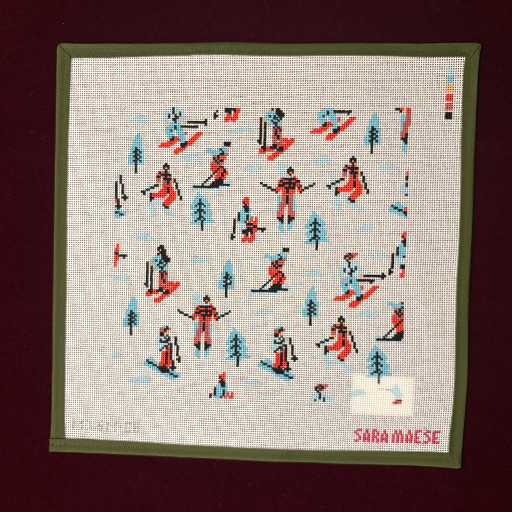 Ski Day, Sary Maese-Canvas-Mopsey Designs-The Pepper Pot