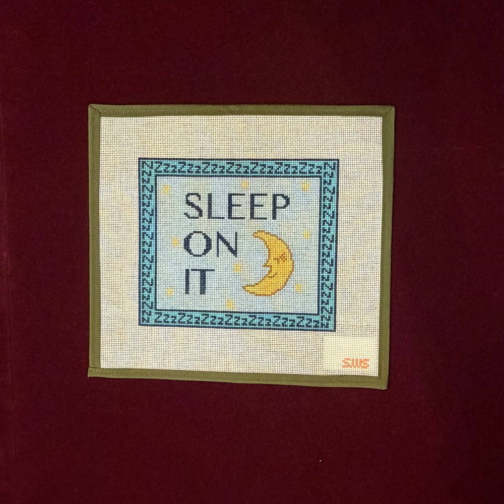 Sleep On It-Needlepoint Canvas-Stitching with Stacey-The Pepper Pot Barrington, IL