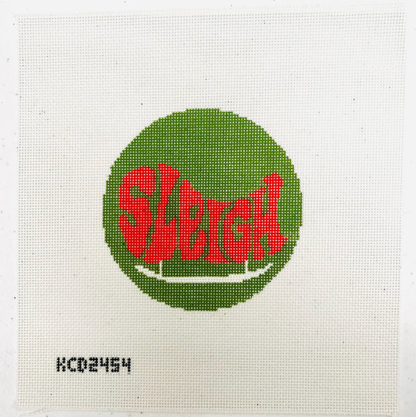 Sleigh Sleigh August Trunk Show-Needlepoint Canvas-KCN Designers-The Pepper Pot Barrington, IL