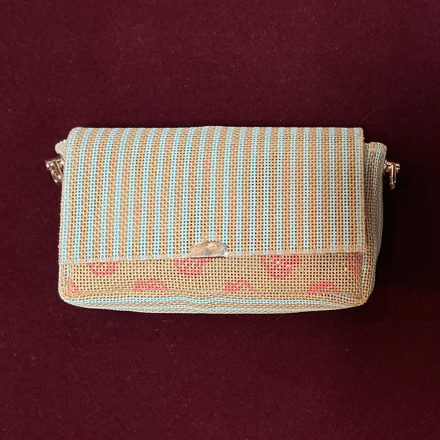 Small Sea Animals with Shells and Stripe-Needlepoint Canvas-Welsh Point Designs-The Pepper Pot Barrington, IL