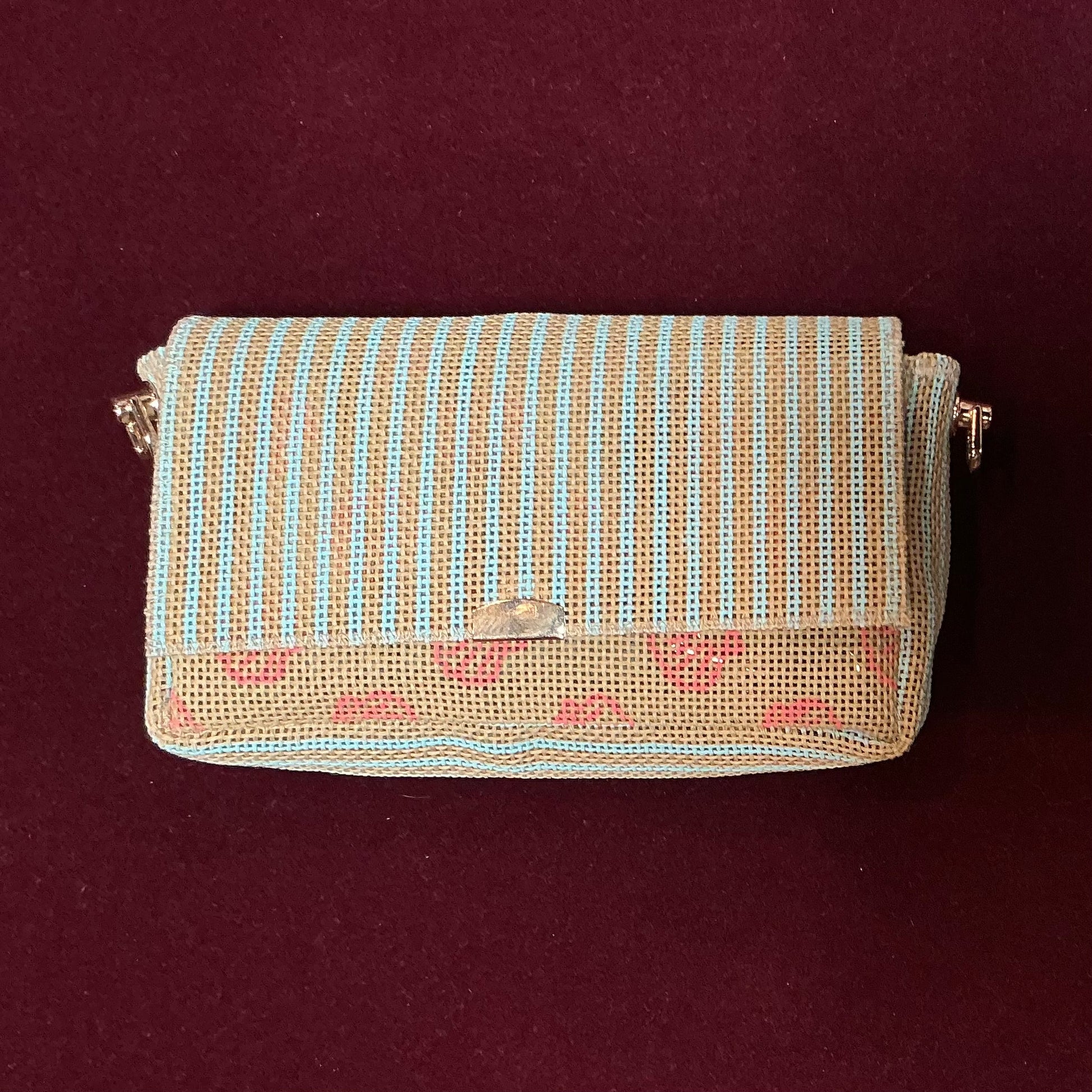 Small Sea Animals with Shells and Stripe-Needlepoint Canvas-Welsh Point Designs-The Pepper Pot Barrington, IL