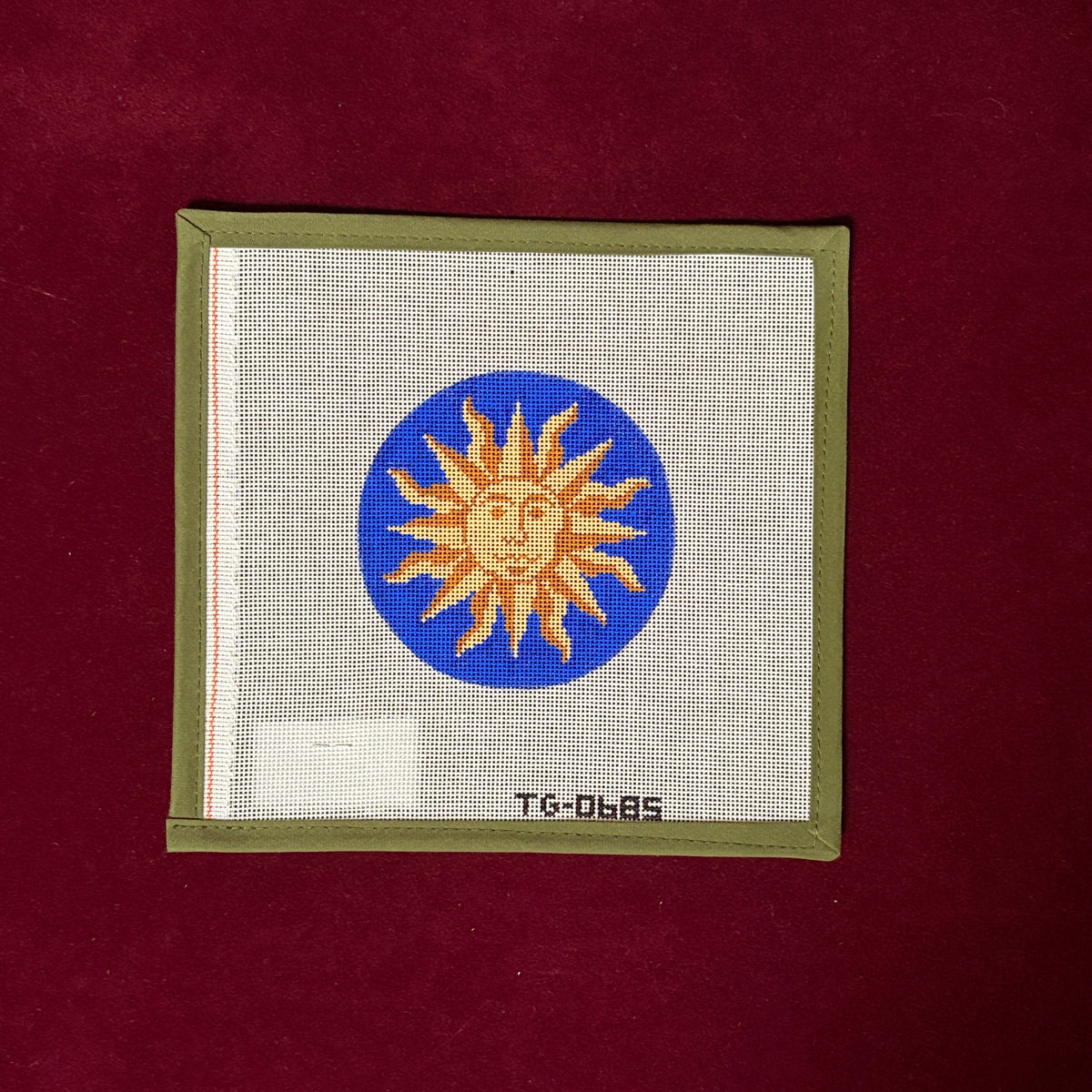 Solar-Needlepoint Canvas-The Meredith Collection-The Pepper Pot Barrington, IL