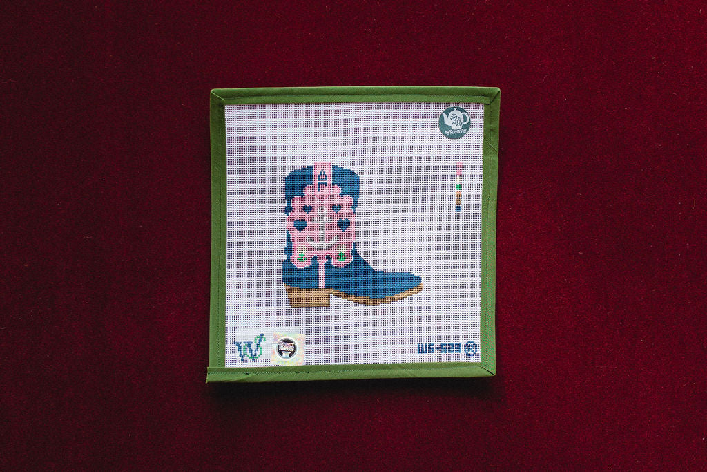 Sorority Boots - Delta Gamma-Canvas-Wipstitch-The Pepper Pot