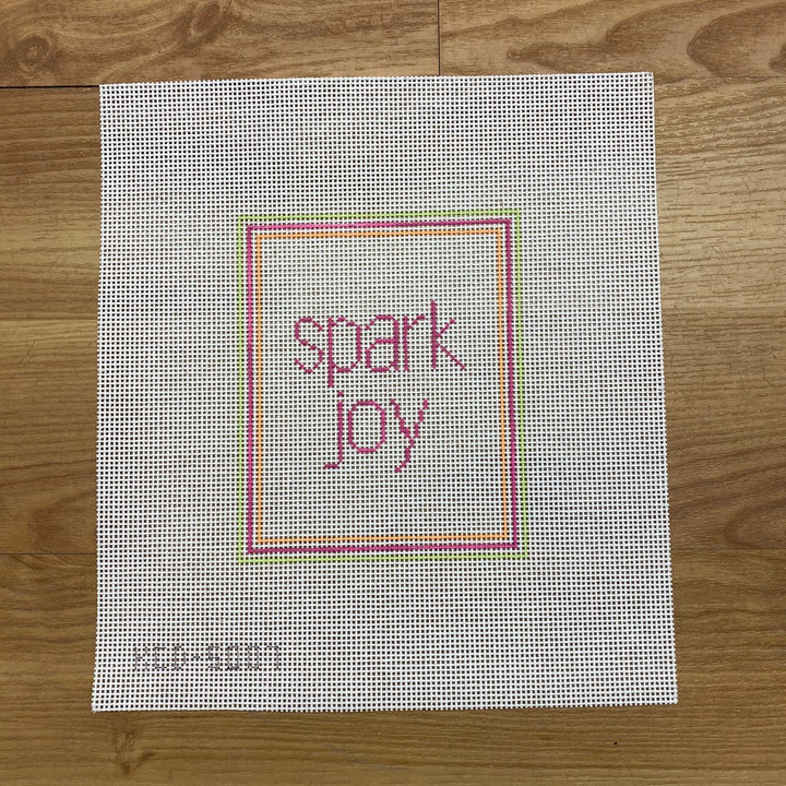 Spark Joy August Trunk Show-Needlepoint Canvas-KCN Designers-The Pepper Pot Barrington, IL