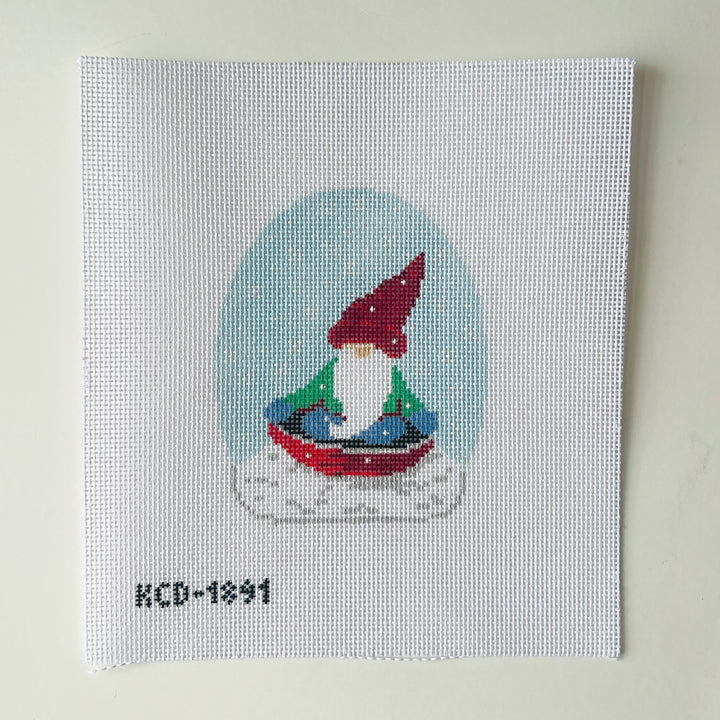 Stanley the Gnome August Trunk Show-Needlepoint Canvas-KCN Designers-The Pepper Pot Barrington, IL