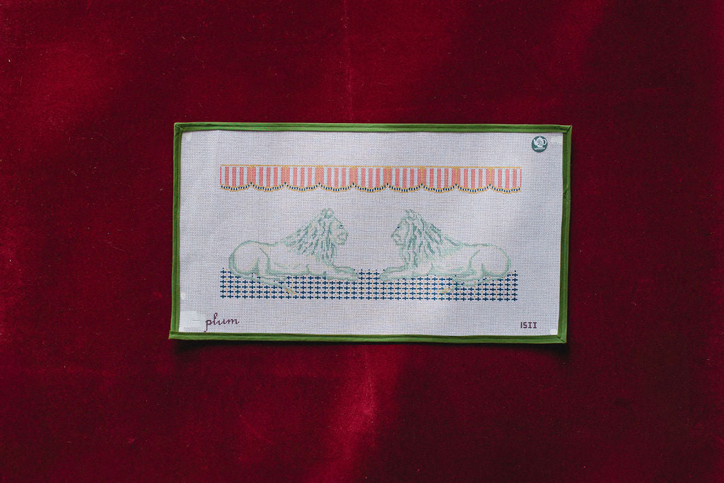 Staring Contest-Canvas-Plum Stitchery-The Pepper Pot