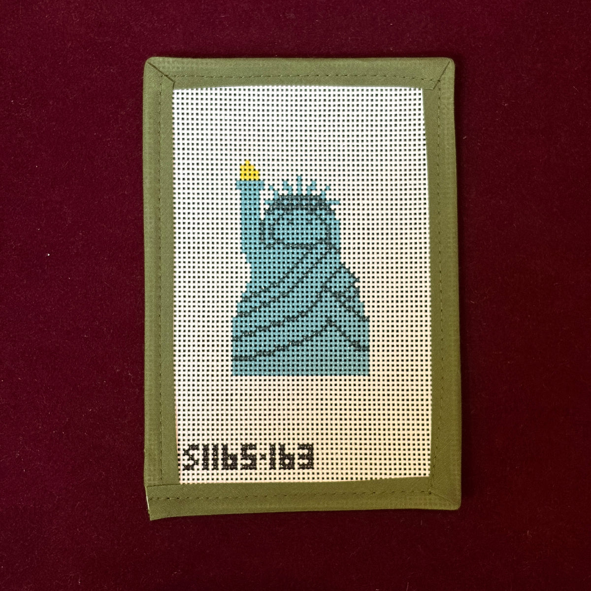 Statue of Liberty Stitch-It Angel-Needlepoint Canvas-KCN Designers-The Pepper Pot Barrington, IL