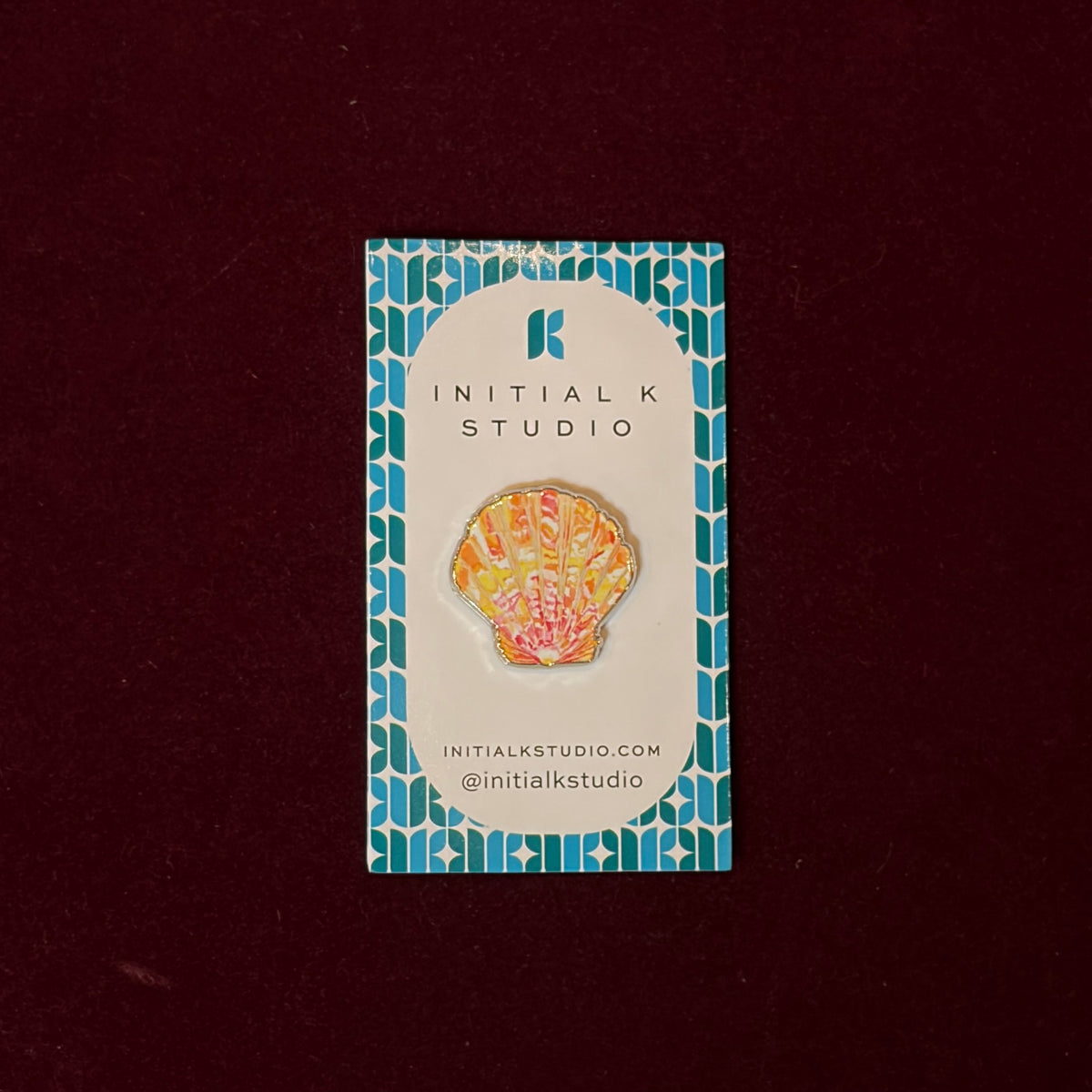 Sunrise Seashell Needle Minder-Needle Minder-Initial K Studio-The Pepper Pot