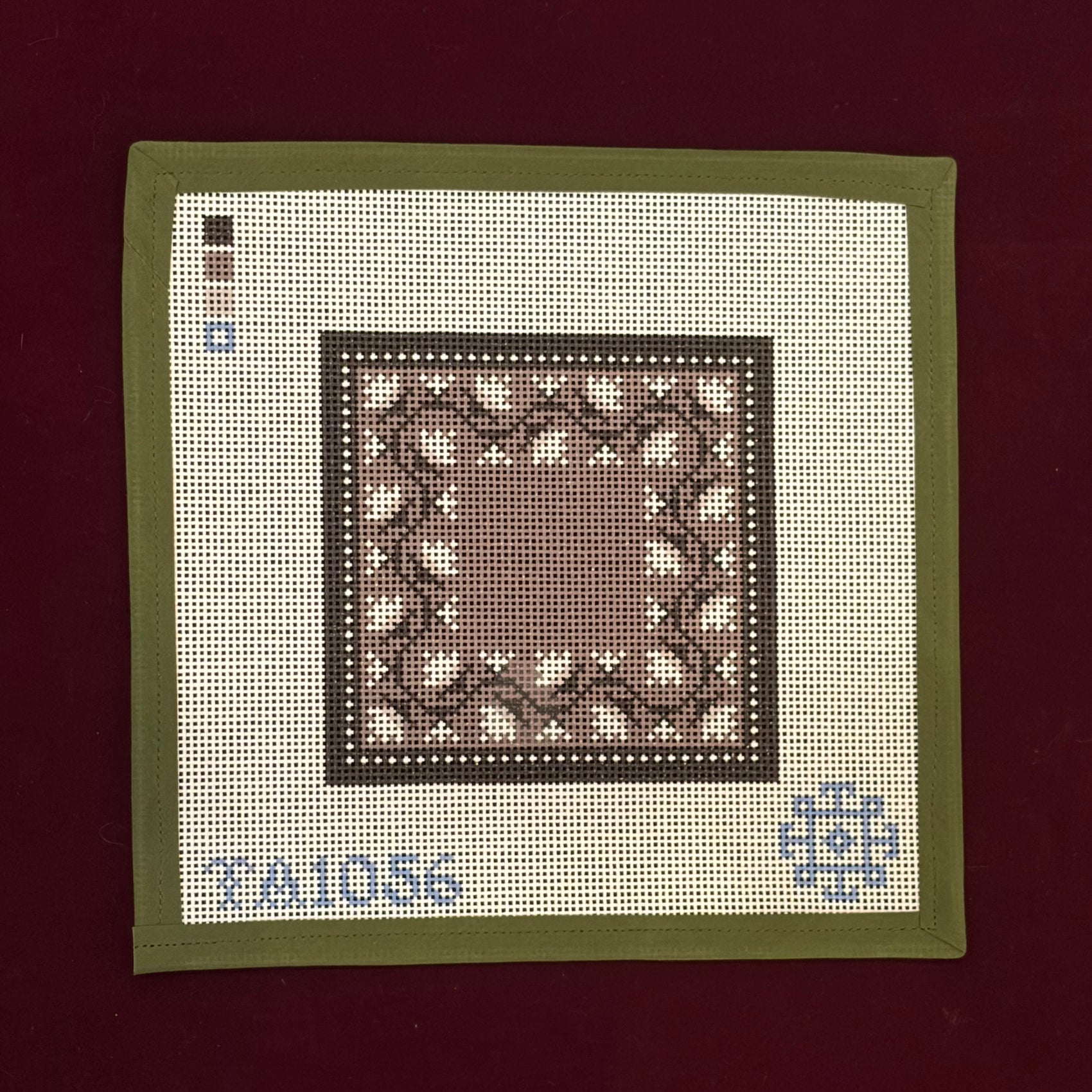 Table Number - Brown Printed Canvas-Canvas-Thorn Alexander-The Pepper Pot