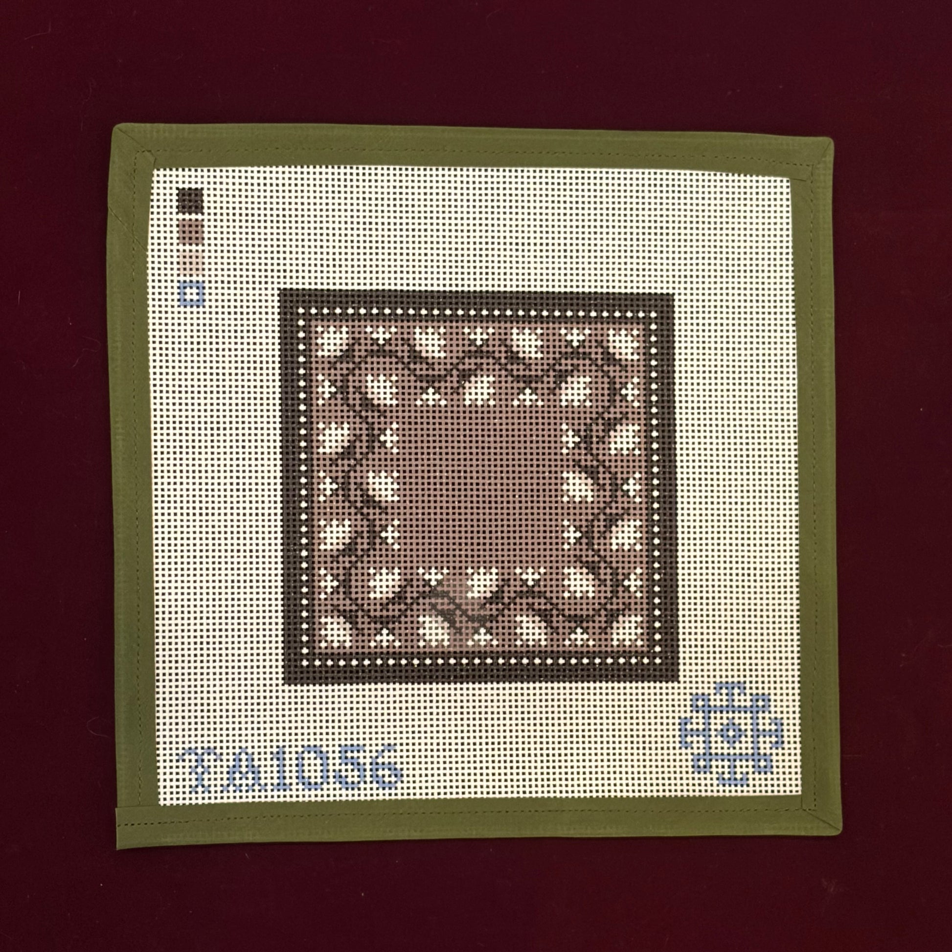 Table Number - Brown Printed Canvas-Canvas-Thorn Alexander-The Pepper Pot