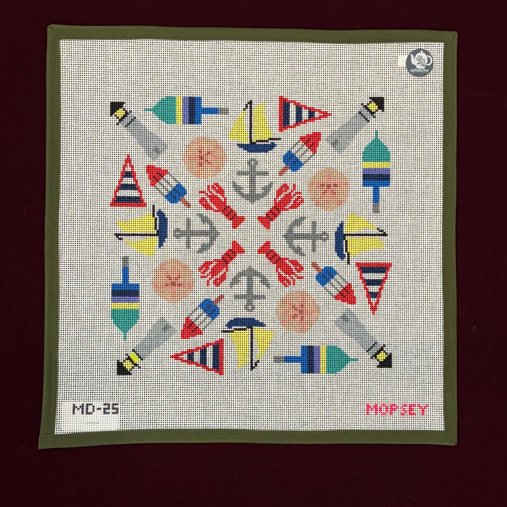 Take Me to Maine Mandala-Canvas-Mopsey Designs-The Pepper Pot