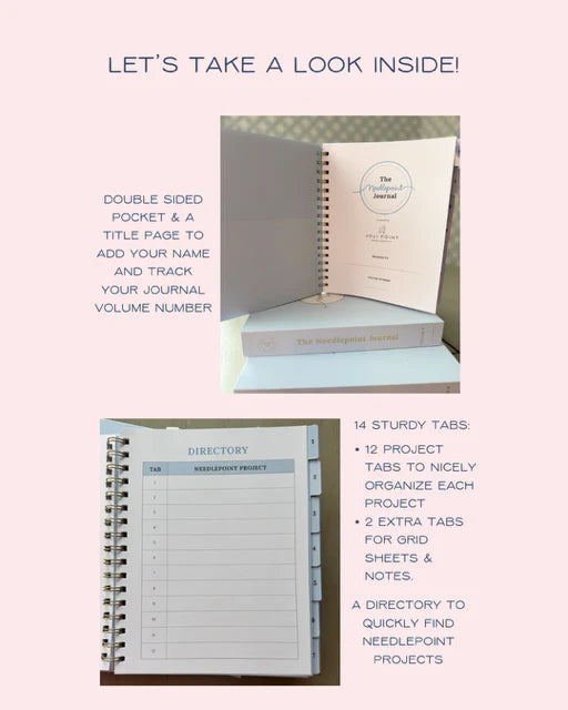 The Needlepoint Journal-Book-Joli Point-The Pepper Pot