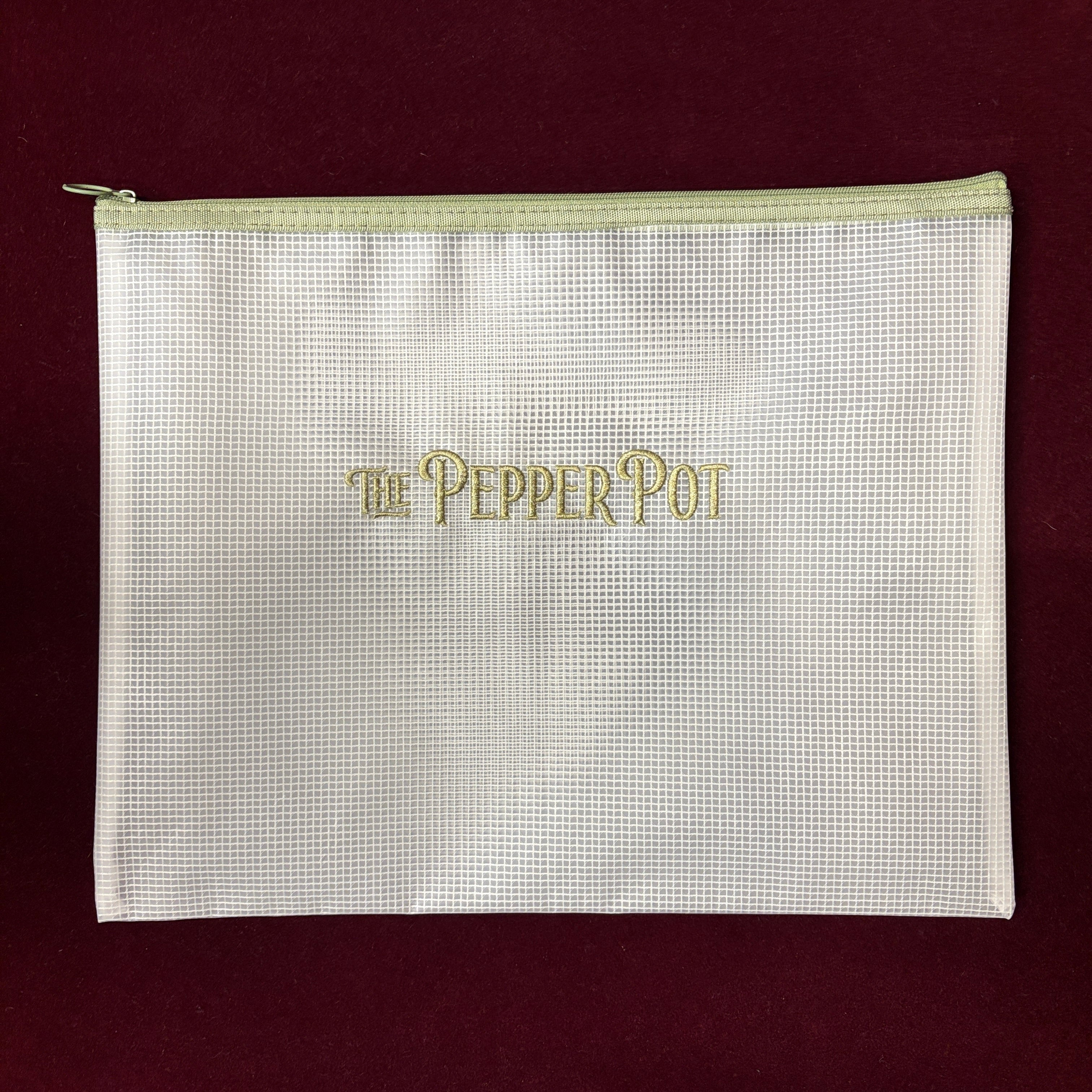 The Pepper Pot Embroidered Project Bag, EVA