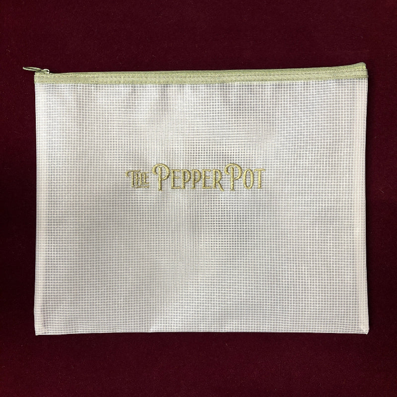 The Pepper Pot Embroidered Project Bag, EVA