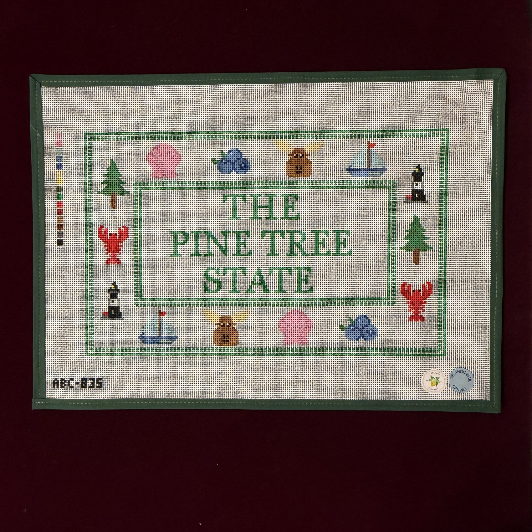 The Pine Tree State: Maine-Canvas-Atlantic Blue Canvas-The Pepper Pot