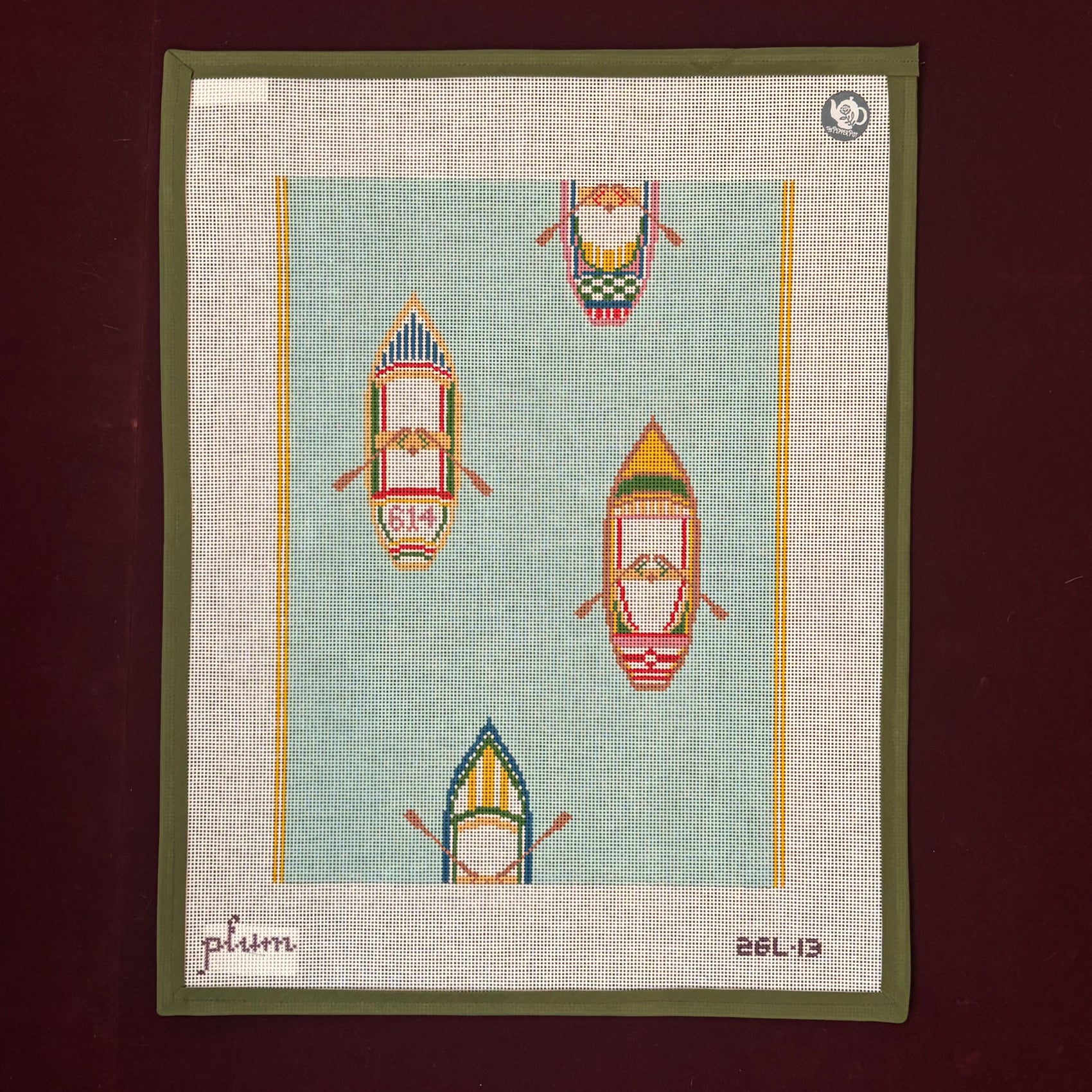 The Regatta-Canvas-Plum Stitchery-The Pepper Pot