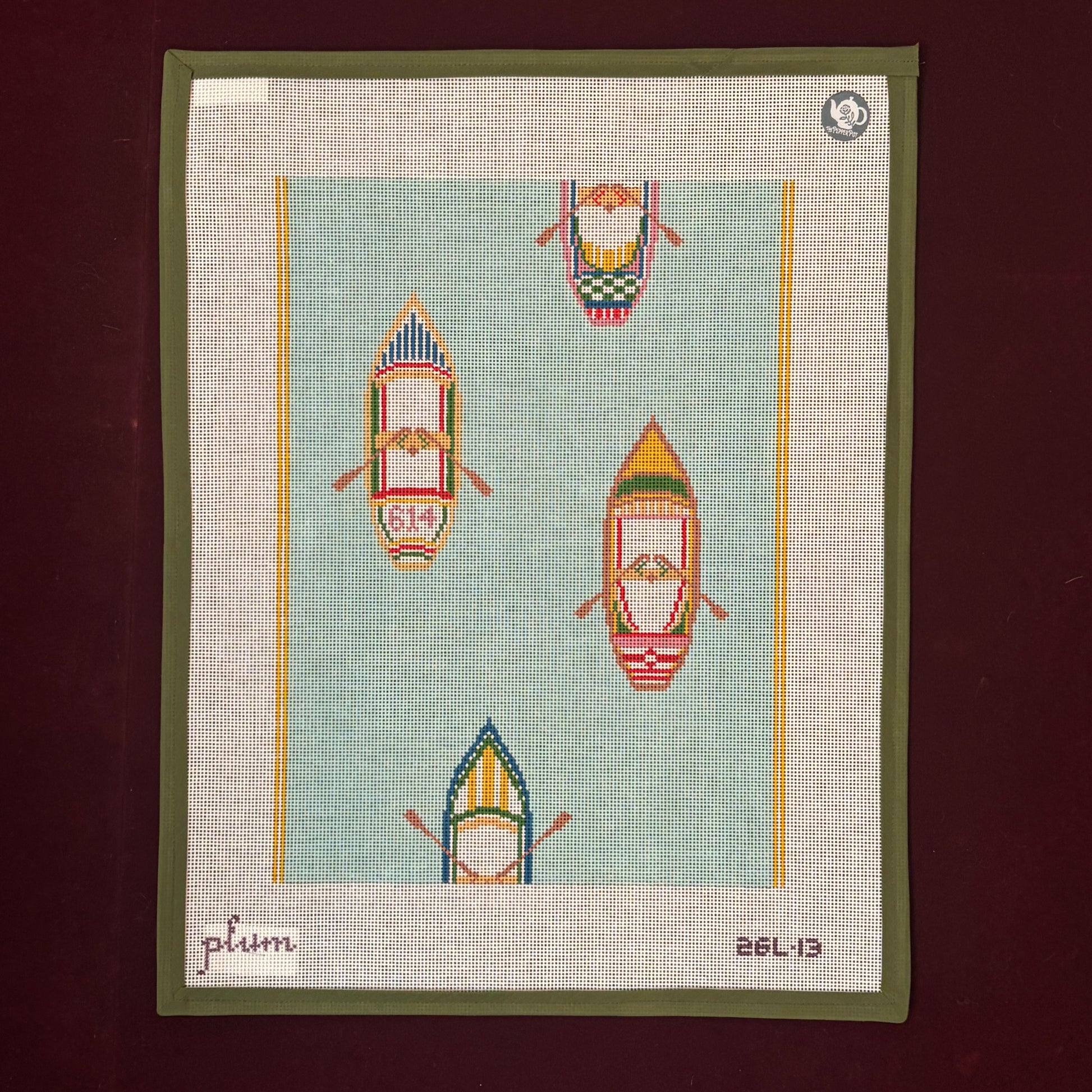 The Regatta-Canvas-Plum Stitchery-The Pepper Pot