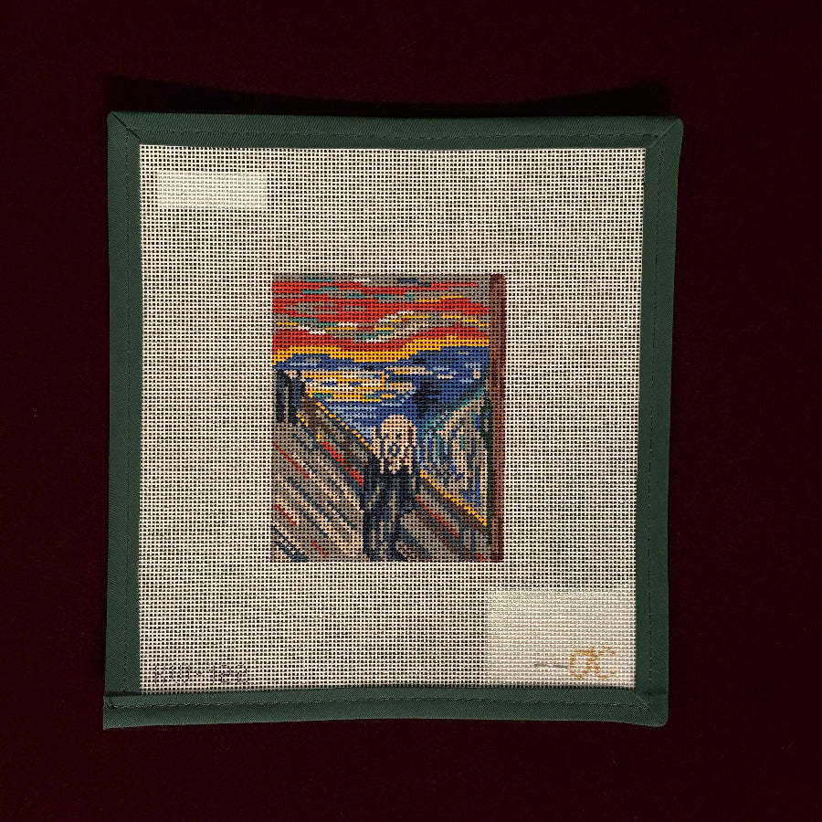 The Scream-Canvas-The Gingham Stitchery-The Pepper Pot