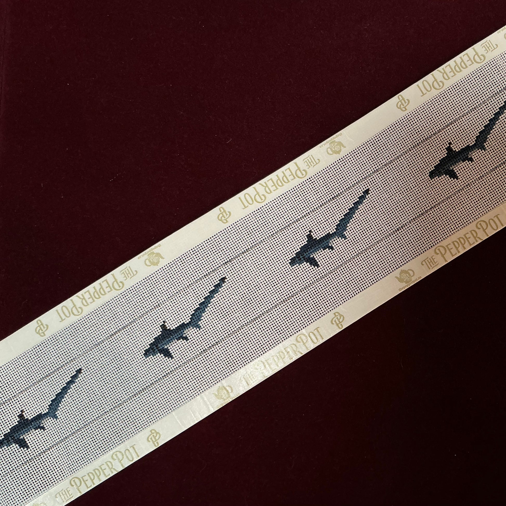 Thresher Shark Belt-Needlepoint Canvas-Corn & Cod Designs-The Pepper Pot Barrington, IL