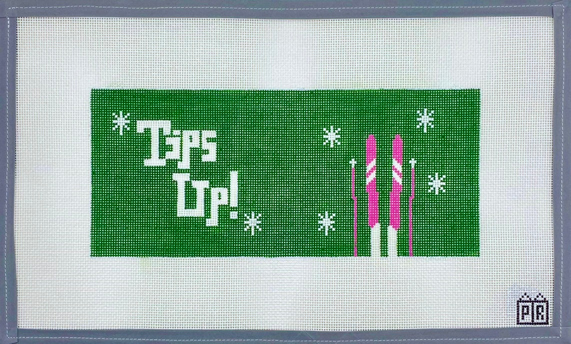 Tips Up Flask - Green June Trunk Show-Canvas-Postcard Row-The Pepper Pot