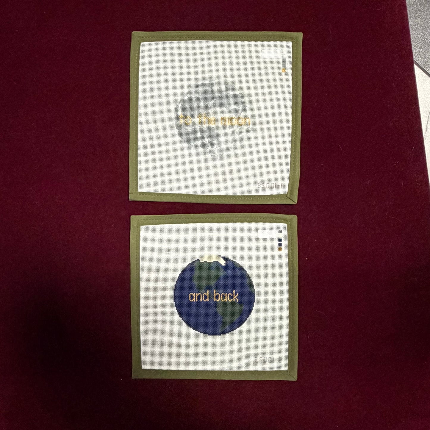To the Moon and Back Canvas Set-Canvas-The Binding Stitch-The Pepper Pot