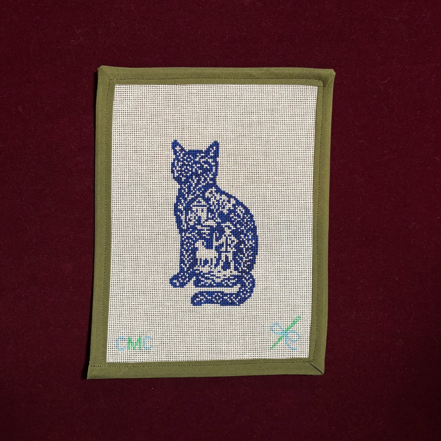Toile Kitty-Canvas-CMC Stitches-The Pepper Pot