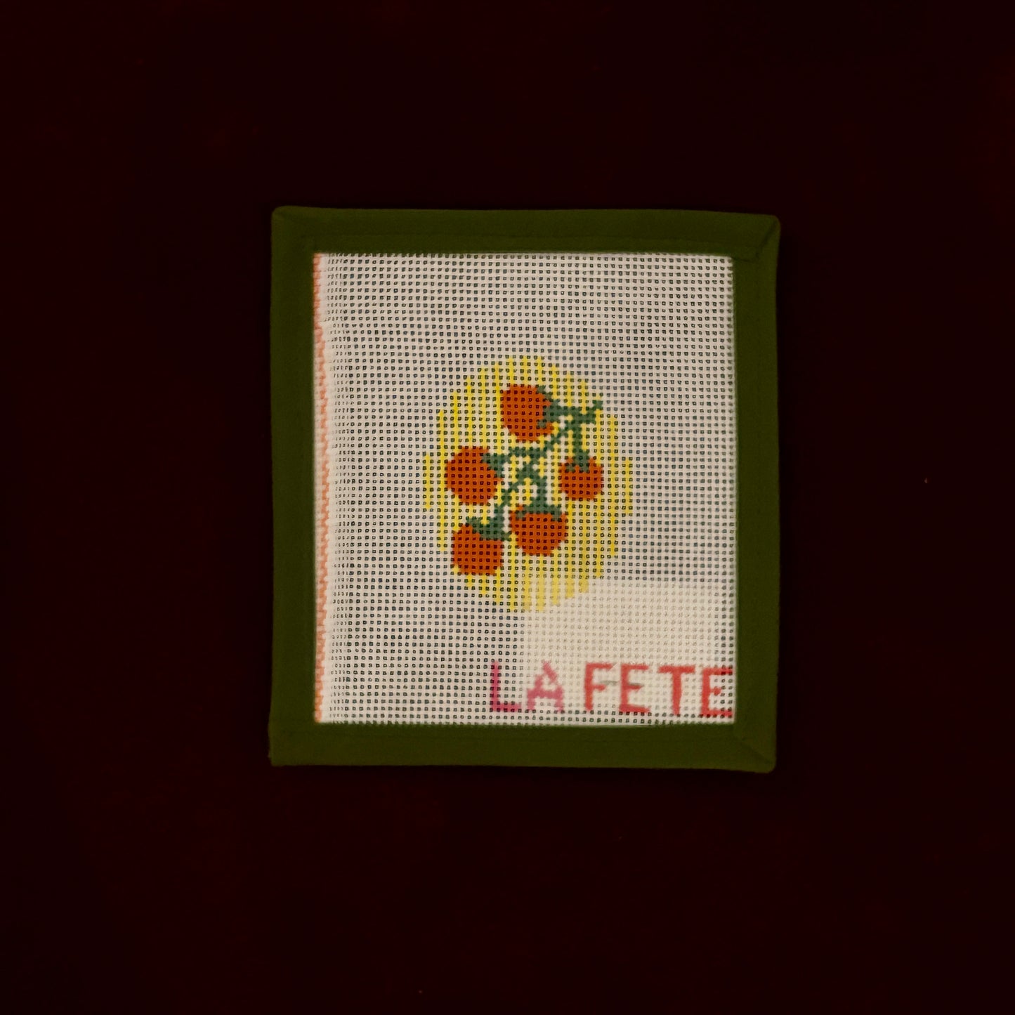 Tomato Charm-Needlepoint Canvas-La Fete-The Pepper Pot Barrington, IL