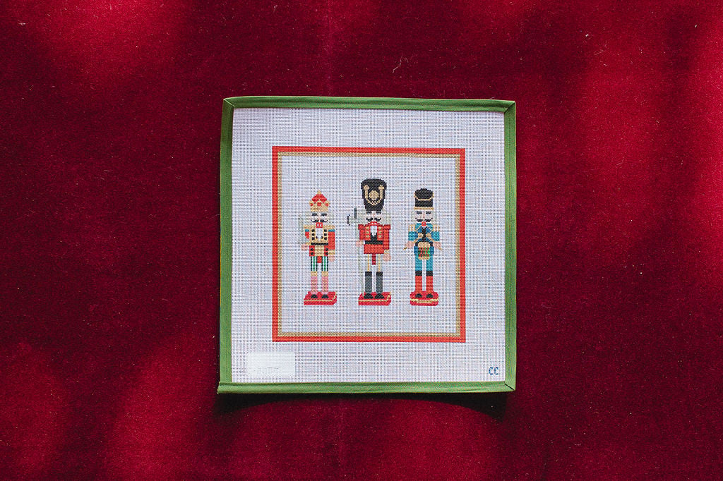 Trio Nutcracker-Canvas-Initial K Studio-The Pepper Pot