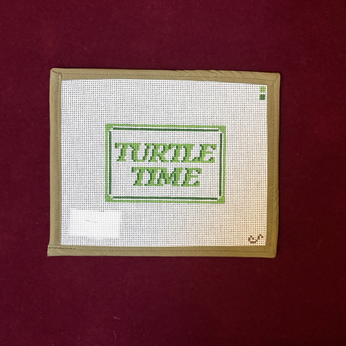 Turtle Time-Needlepoint Canvas-Sunday Shoppe-The Pepper Pot Barrington, IL