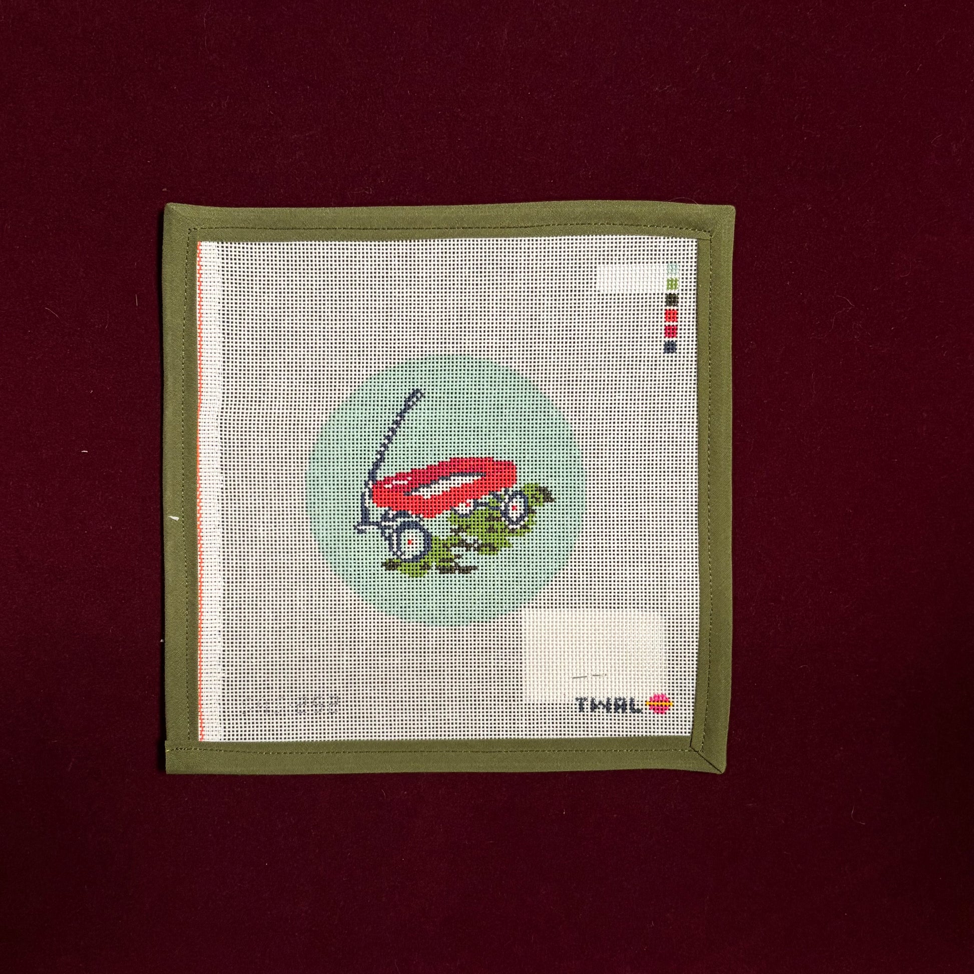 TWAL Wagon Round-Canvas-Saturnalia Stitching-The Pepper Pot