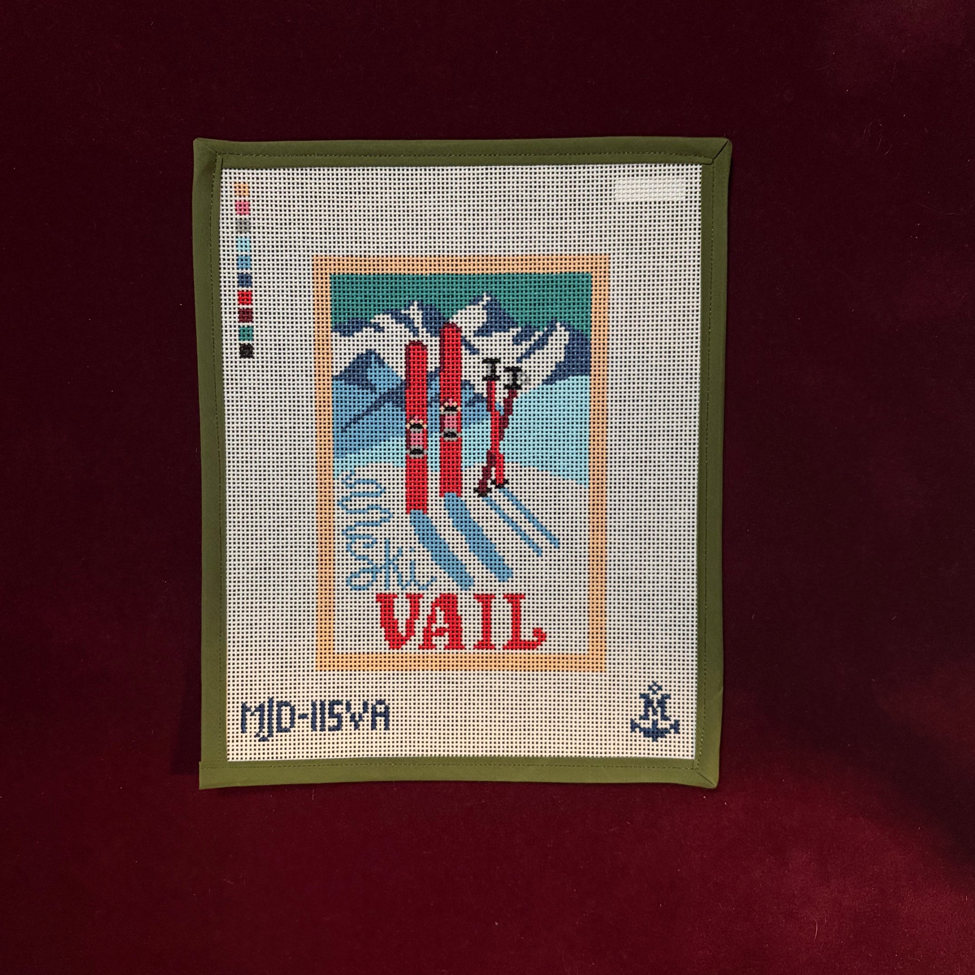 Vail Vintage Ski Postcard-Canvas-Morgan Julia Designs-The Pepper Pot