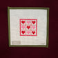 Valentine's Tic Tac Toe-Needlepoint Canvas-Silverstitch Needlepoint-The Pepper Pot Barrington, IL