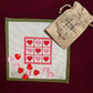 Valentine's Tic Tac Toe-Needlepoint Canvas-Silverstitch Needlepoint-The Pepper Pot Barrington, IL