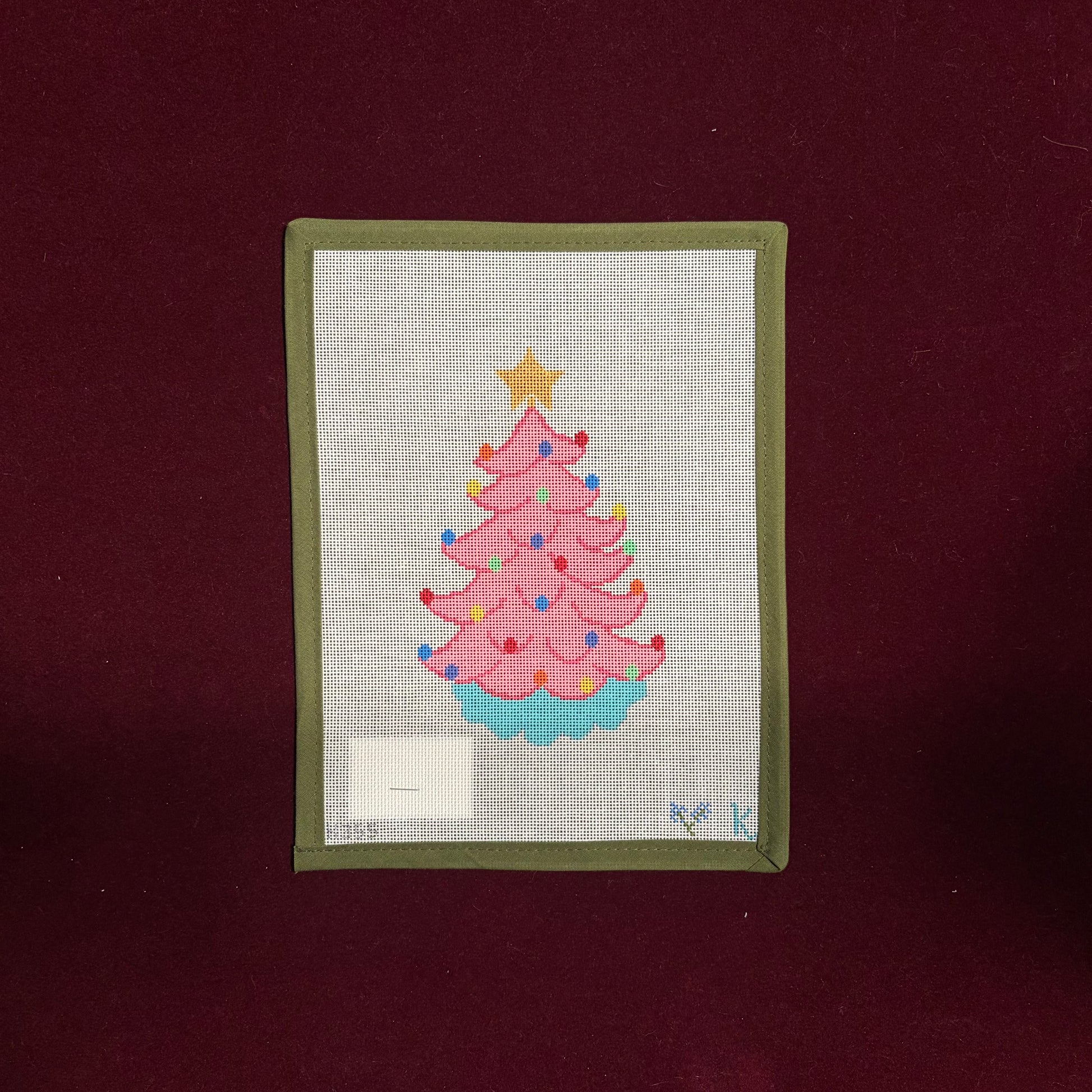 Vintage Ceramic Tree Pink-Canvas-The Collection Designs-The Pepper Pot
