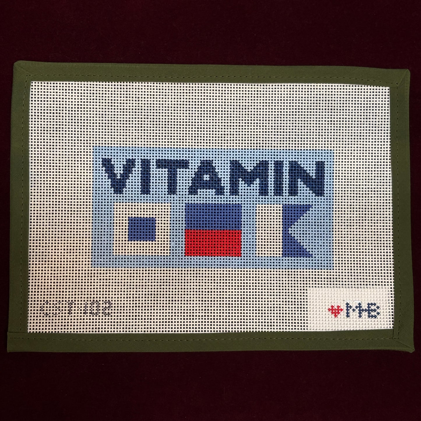 Vitamin Sea-Needlepoint Canvas-Love MHB-The Pepper Pot Barrington, IL