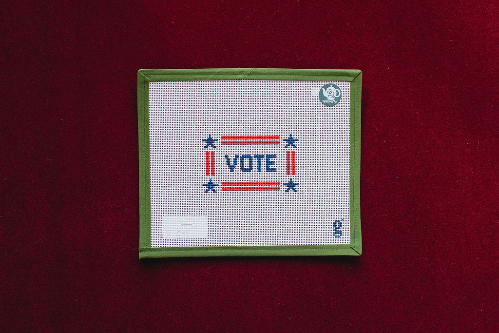 VOTE-Canvas-Goodpoint Needlepoint-The Pepper Pot