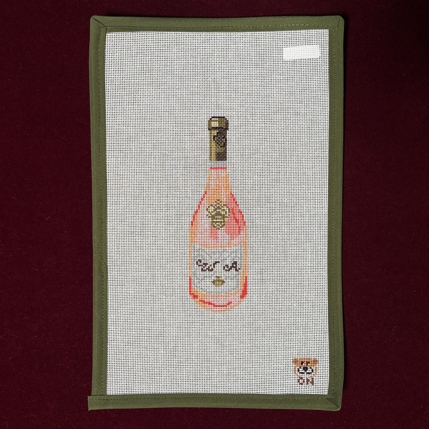 WA Rose-Needlepoint Canvas-Otter Needlepoint-The Pepper Pot Barrington, IL