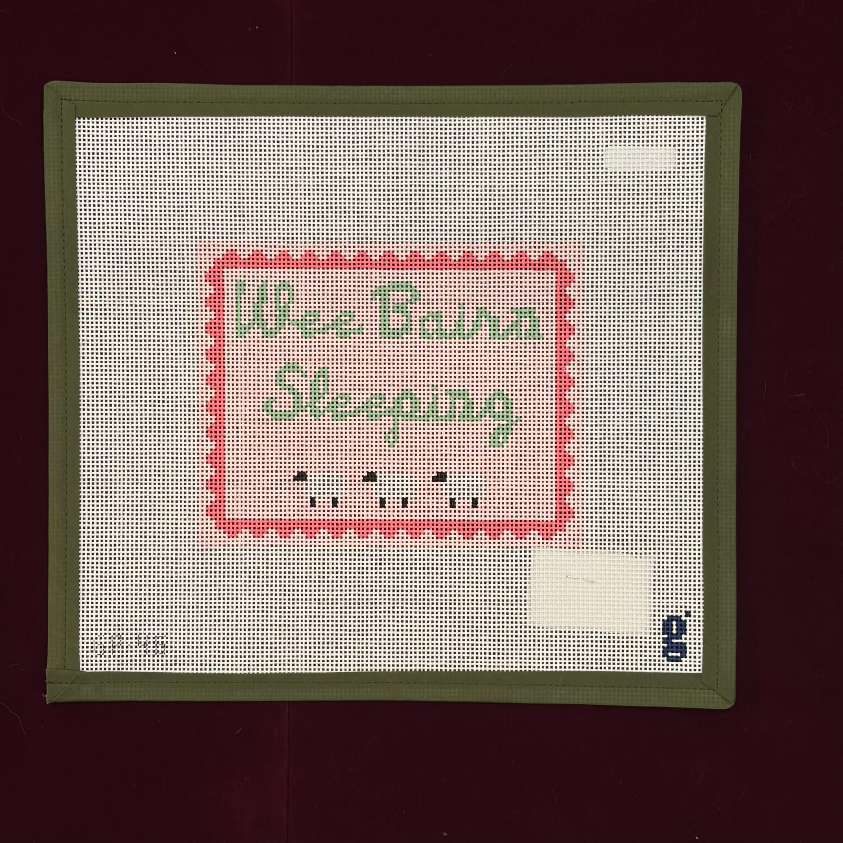 Wee Bairs Sleeping-Canvas-Goodpoint Needlepoint-The Pepper Pot